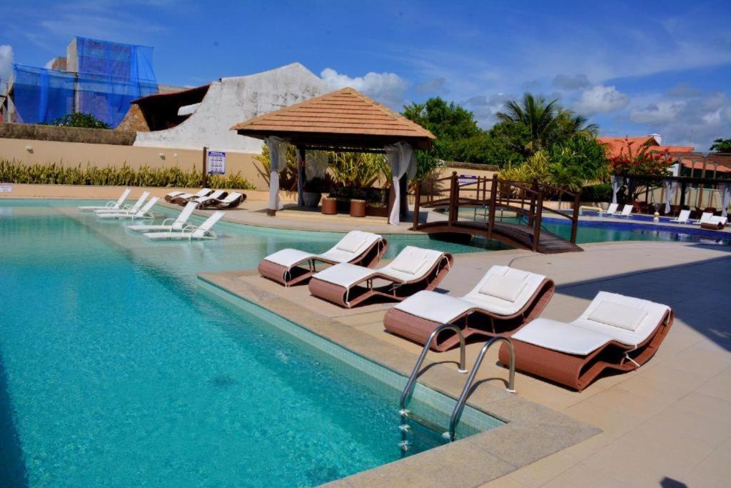 Barra Bali - Apartamento pé na areia na Barra de São Miguel Exterior foto