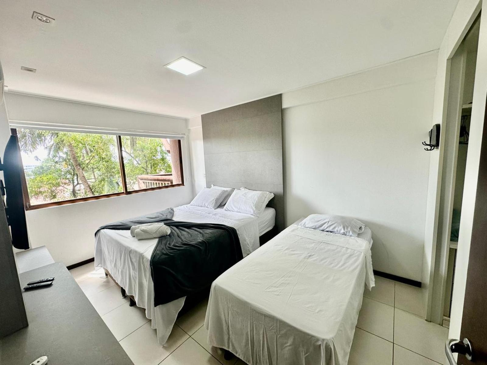 Barra Bali - Apartamento pé na areia na Barra de São Miguel Exterior foto